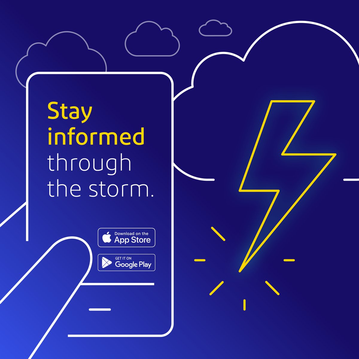 MyBGE's tweet photo. With significant weather expected throughout the week across our service area, BGE is prepared and ready to respond. If you experience a power outage or need to report a downed wire, please use the BGE mobile app. Outages can also be reported online at https://t.co/1oKeoXEhrp. https://t.co/Jt3PRgq67r