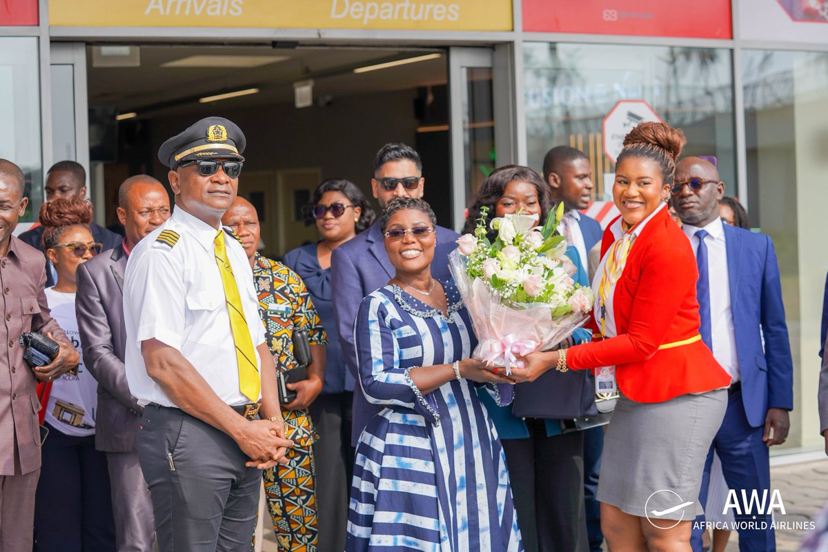 flyafricaworld's tweet photo. ✈️ We’re back in the skies over Abidjan! 🇨🇮

AWA has officially relaunched the Accra–Abidjan route, strengthening connections across West Africa and making regional travel easier.

Thank you for flying with us. Book your seat at https://t.co/gQmExBEgEi.

#FlyAWA #AbidjanRoute https://t.co/ARrT6mKEyf