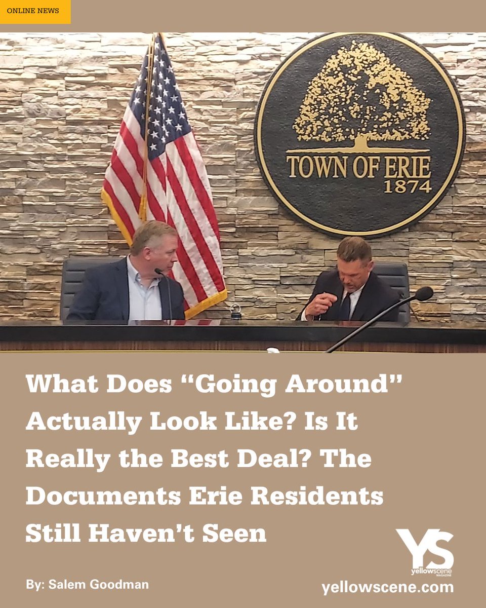 tulsigurl's tweet photo. Erie residents were told drilling would “go around” the town’s mineral rights. What does that mean? No one publicly knows. Key questions remain unanswered, yet the agreement was approved without public engineering analysis or mineral inventory. https://t.co/EapbOQPK5P