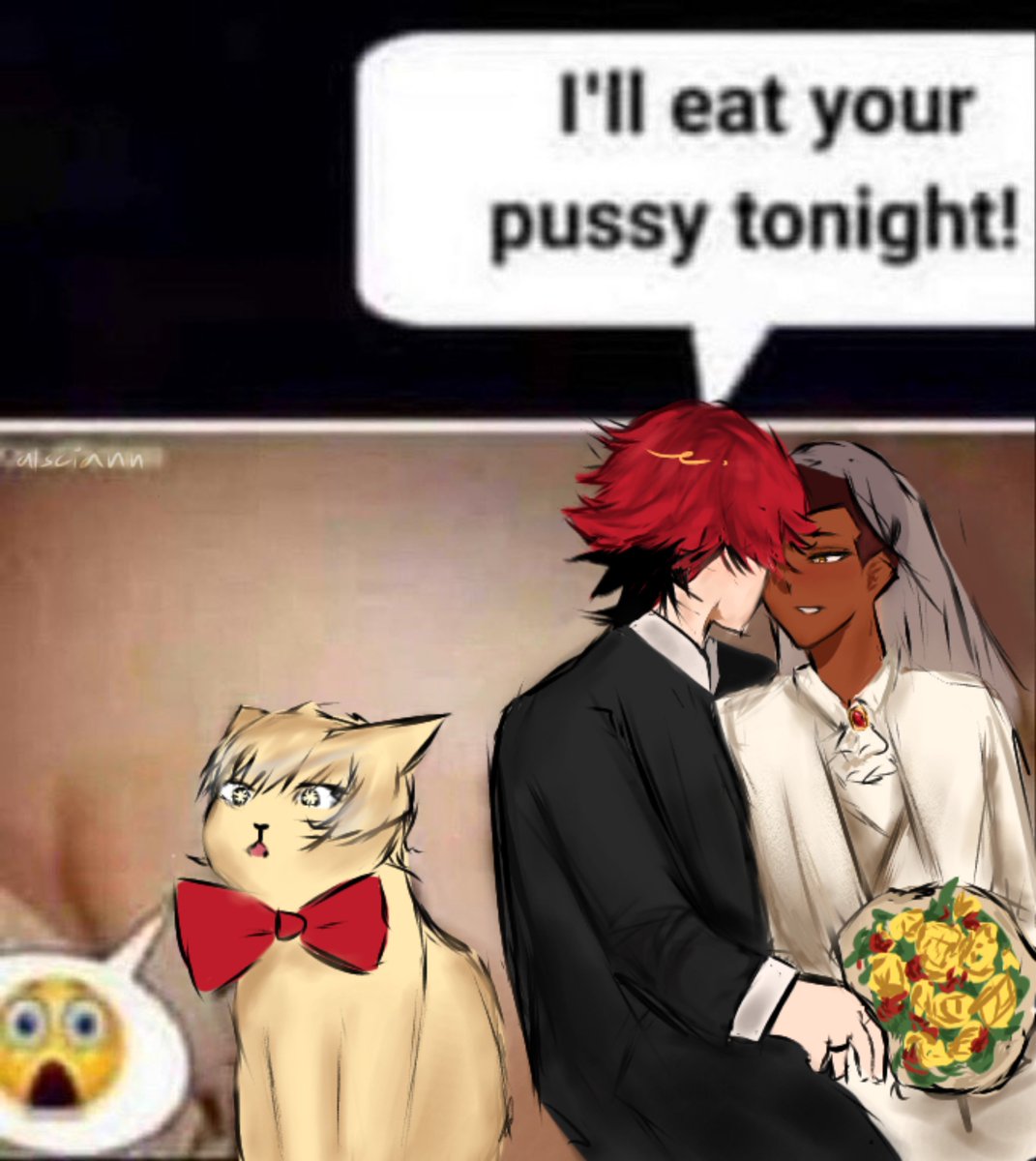 alsciann's tweet photo. shitpost meow  #hugoloki #hglk #bluelock #bllk https://t.co/CYrzlnt7Qk