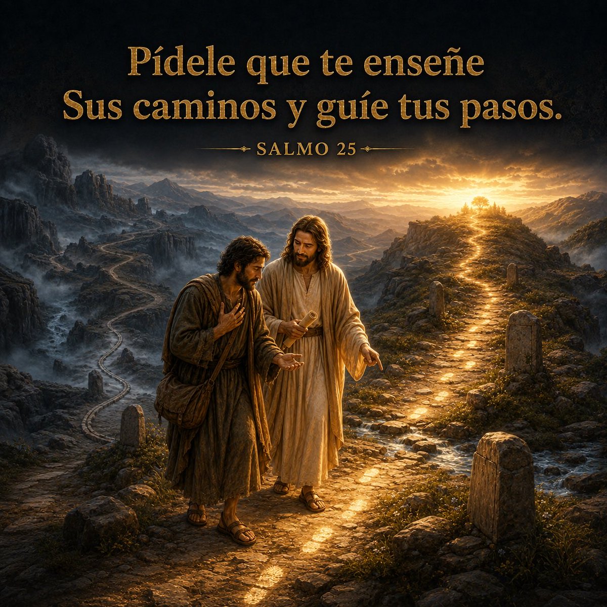 yvanmbalabarca's tweet photo. #rpsp #Salmo25 I📖
✅Pon tu confianza en Dios y espera en Él.
✅Pídele que te enseñe Sus caminos y guíe tus pasos.
✅Recuerda Su misericordia y busca Su perdón.
¡Retuitea y dale Like! https://t.co/bUVfOkCL6H