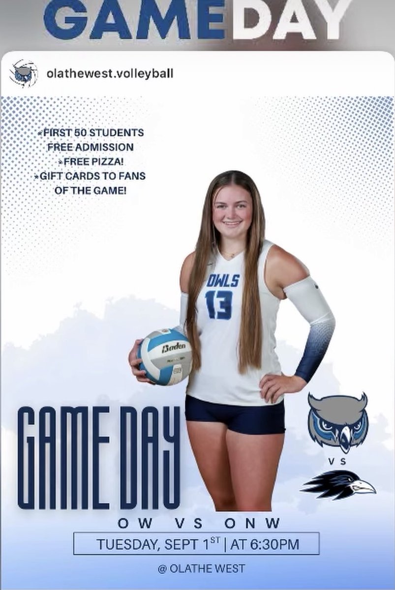 OWestVB's tweet photo. Free Pizza and free admission! It will be a fun night! See you there, Owl Nation! https://t.co/Y9LIEsfqdM