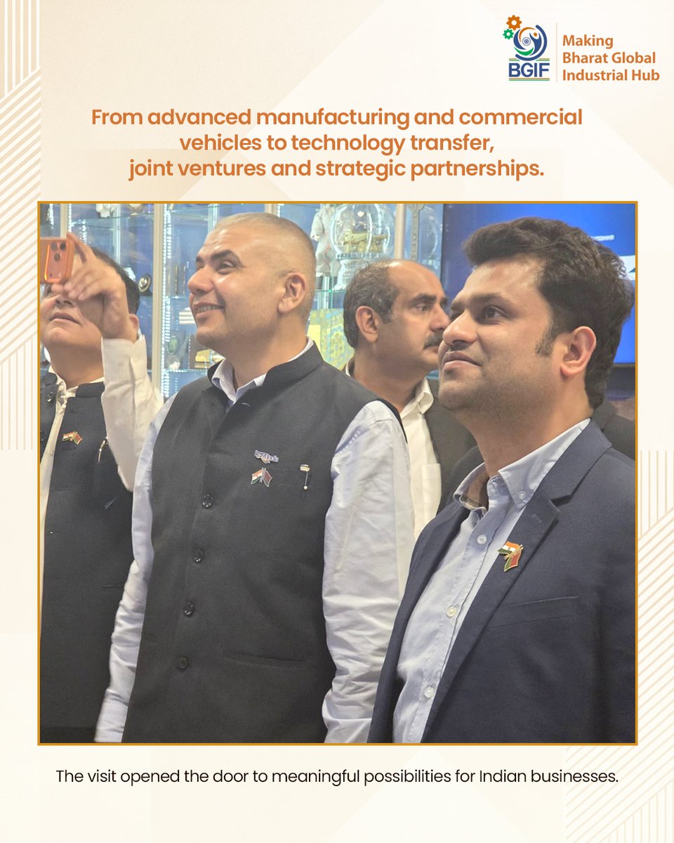 OfficialBGIF's tweet photo. 🇮🇳 🇧🇾 BGIF Delegation Visits MAZ – Leading Truck Manufacturer in Belarus

The BGIF delegation visited MAZ, one of Belarus’s leading heavy truck and commercial vehicle manufacturers, as part of our ongoing business engagement in Belarus.

The visit provided valuable insights into MAZ’s advanced manufacturing capabilities, technology, product range and potential for technology transfer, joint ventures and industrial collaboration with Indian companies.

A productive step towards strengthening India–Belarus industrial cooperation and creating new opportunities for businesses in both countries*. 🇮🇳🤝🇧🇾

A special mention to @IndiainBelarus . Thank you for making this possible.
#indiabelarus #ViksitBharat2047 #maz