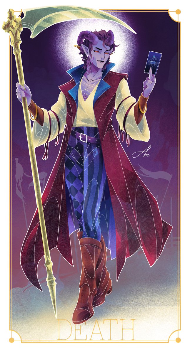 millieartworks's tweet photo. #mollymauktealeaf as “Death” tarot card https://t.co/AnEKEmNxLB