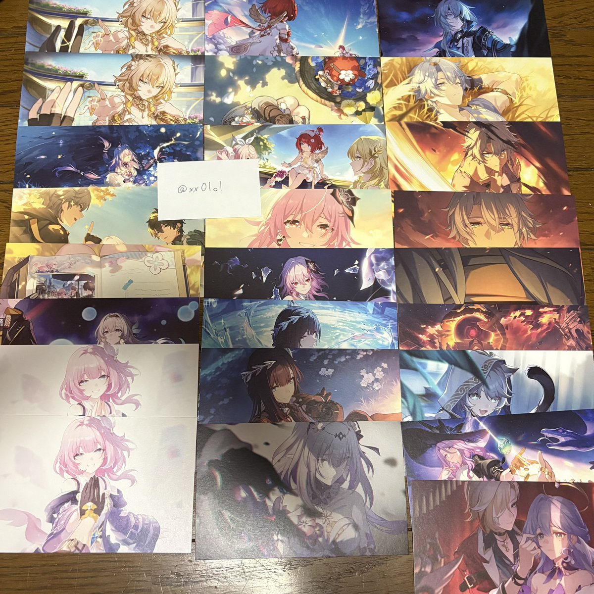 xx0lol's tweet photo. 交換 譲渡 買取
崩壊スターレイル スタレ 君との思い出 ポスカ ポストカード 

求1枚40円or2枚目

渡 画像もの全て3枚目各2 4枚目各1

1部キャラ抱き合わせ まとめて引き取ってくれる方優先
PayPayorメルペイにてお譲り可能
リプに条件記載 https://t.co/PBHxktW0cz