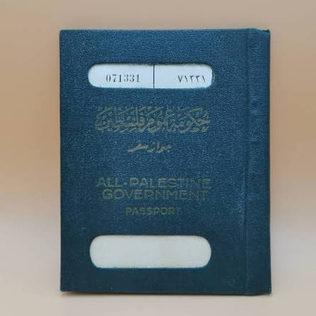 mo_Shawk2's tweet photo. Nevertheless, I don't know know why pro plaestinian never bring this passport photo. This was a ginuine Palestinian passport issued by " All Palestine Government  " this government was based in Gaza after 1948 war , led by Amin Al Husseini however this goverment never exerted real power and absorbed by the Egyptians at that time