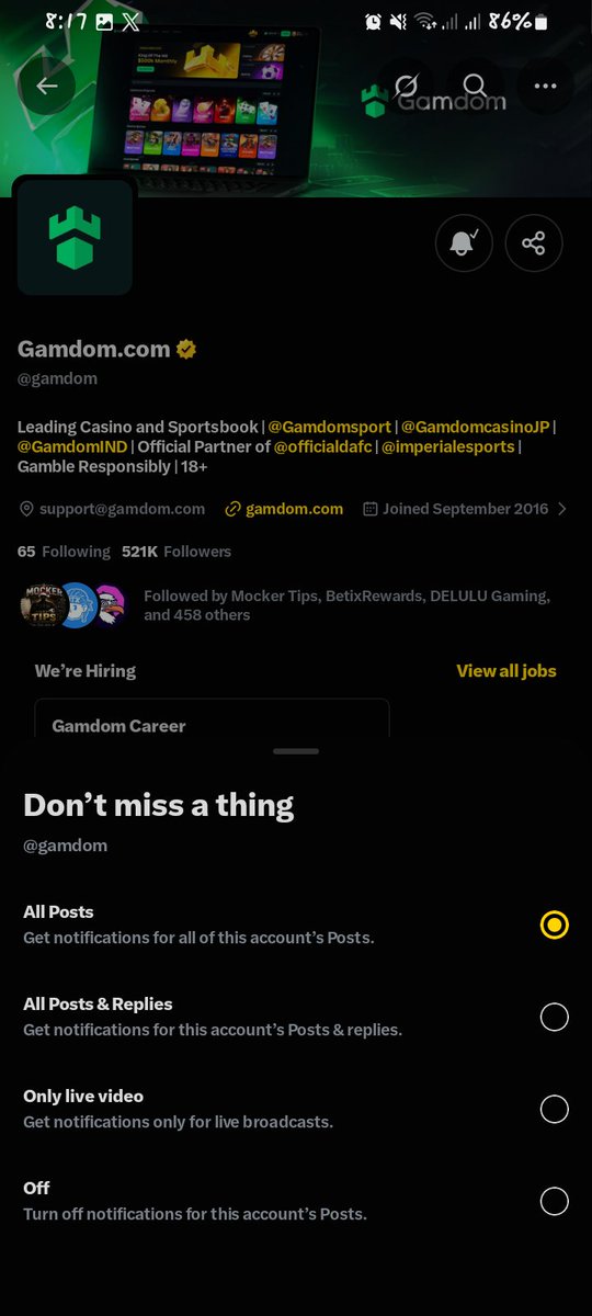 prizeninjax's tweet photo. @Gamdom ID: 48051751
Username: PrizeNinjaX

my mum’s dream is a small proper house. not a mansion. just something that feels like hers.

if this $5k lands i’m not blowing it. i’ll lock it, grind the rest, and when it hits around $20k i’ll build it the way she’s always described it. the layout she wants. the little details she keeps talking about. done properly, not rushed.

she’s carried that dream long enough. i want to be the one who actually finishes it.

and thank you very much ser @romer! 🥳