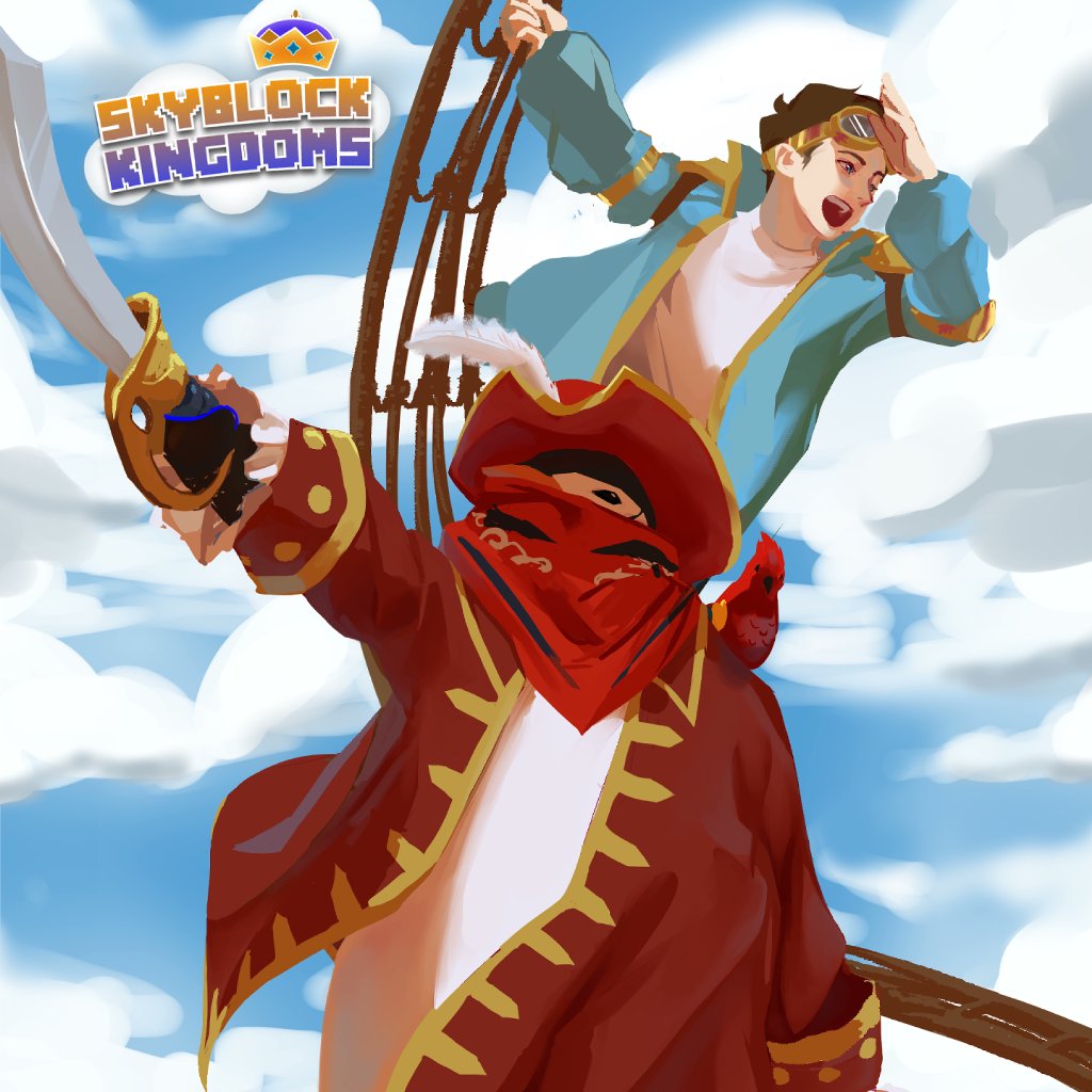 SBKsmp's tweet photo. ☁️Welcome to the Skies @leonsbu_  and @Doovid_  ! ⛅

Catch them on #SkyblockKingdoms Season 3 on Twitch and YouTube!

Saturday, Sept 12th! https://t.co/PvbQbftavY