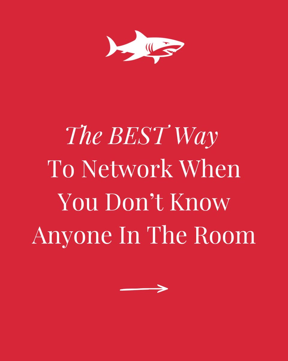 HarveyMackay's tweet photo. If you're walking into the room without knowing who you need to meet, make sure you have a plan before you get there.

Click the link below:
https://t.co/Nw7xsQMw8Z https://t.co/hVEOFpfyUx