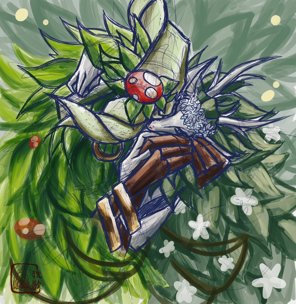 Ivernnator's tweet photo. The Yumeshippers from League of Legends have been so sweet and kind to me :D and some Ivern fans too 💚🍂 I love them so much. https://t.co/zLKgCDLFUj