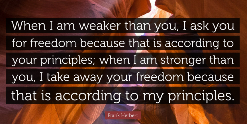 IPretend2Know's tweet photo. @spencerpratt Taqiyya in action.  Herbert was heavily inspired by Islamic ideology when writing Dune. https://t.co/UisMOgBl7i