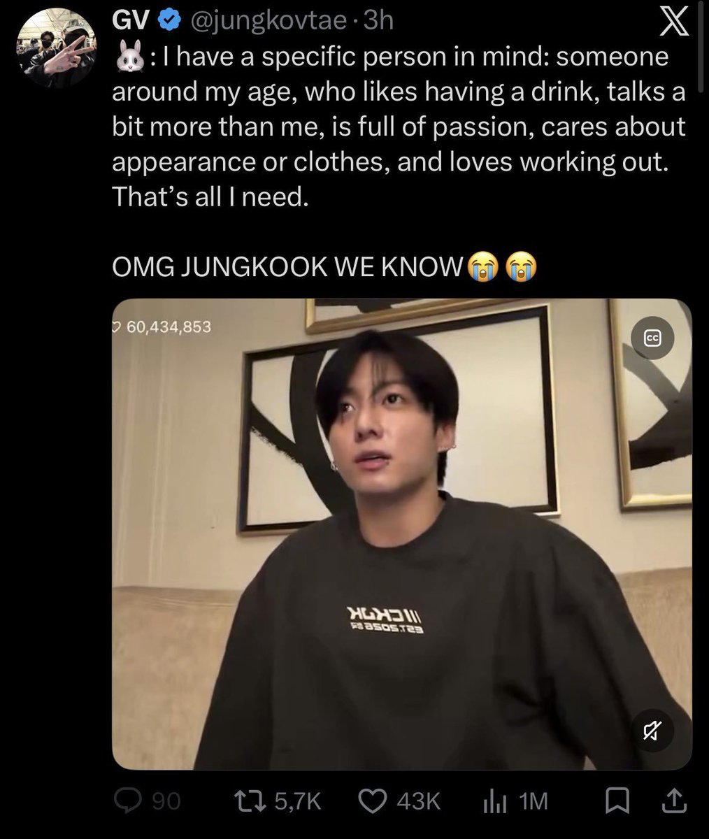 pjmruler's tweet photo. Mais de 40k de likes numa distorção das falas do jungkook só pra alimentar delírio de shipper e o fandom caindo na pilha e aplaudindo. Sério, a que ponto chegamos? https://t.co/OmYAu2nzqI