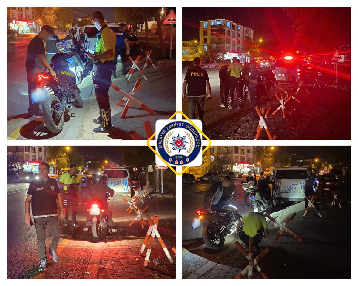 malatyaemniyet's tweet photo. İl Emniyet Müdürlüğümüze bağlı ekiplerimizce 01.09.2026 günü Battalgazi İlçemiz genelinde şüpheli şahıslar ve motosikletlere yönelik uygulama gerçekleştirilmiştir.

Gerçekleştirilen uygulamalarda;
🔹 32 şahıs,
🔹 26 motosiklet kontrol edilmiştir.👮‍♂️🏍️🇹🇷
#MalatyanınHuzuru https://t.co/IM0se3V2va