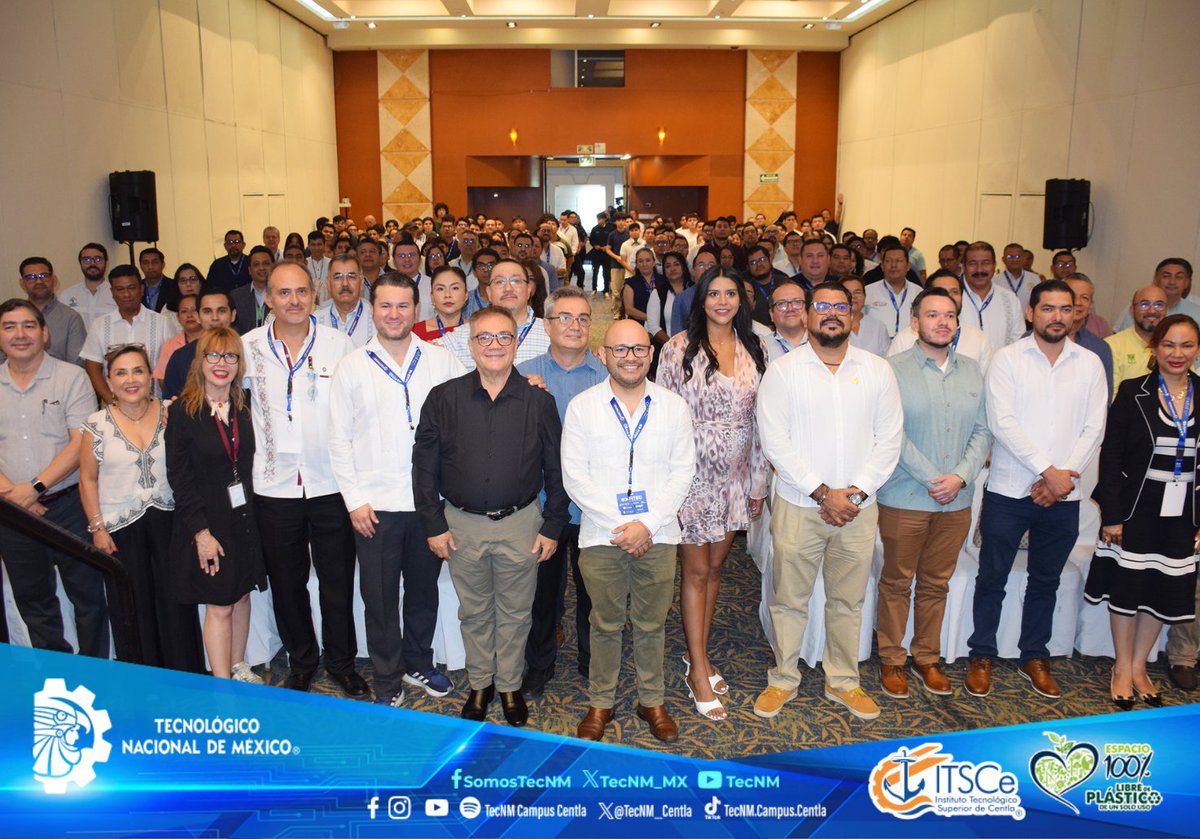 TecNM_Centla's tweet photo. El ITSCe participa en el Foro de Innovación y Tecnología FITEC 2026, con la presencia del Mtro. Manuel Antonio Mayo Corzo, Director General, acompañado de personal académico y de Vinculación.
#GobiernoDelPueblo #TecNMCentla #ITSCe #FITEC2026 #TecNM https://t.co/jjVE77Sr7j