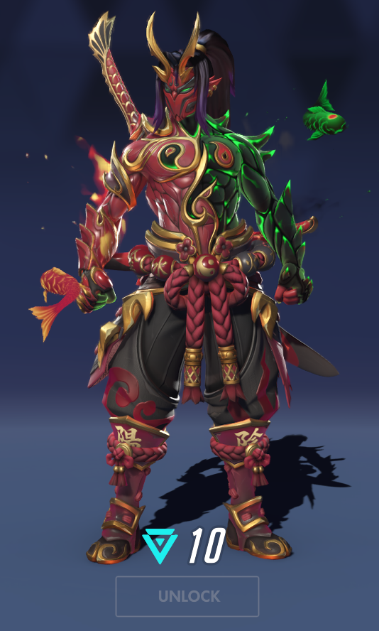 ekliipsa's tweet photo. ⭐Considering the #Genji Koi Mythic skin has been out for some time now, what is your favourite colour?

#overwatch https://t.co/HHQlII3EV7