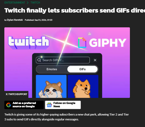 K1rajj's tweet photo. they made gifs on twitch?

the other is literal cashcat

let's send dancedog https://t.co/BseHBKntPF