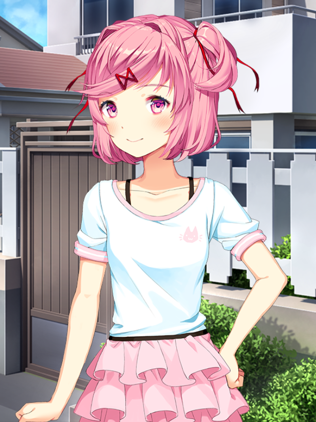 SPINNETTEREAL's tweet photo. i started playing doki doki i'm in the after-story or whatever it's called but here are pics i caught before yuri fucking died and monika kidnapped me https://t.co/7Ie1t30FlG