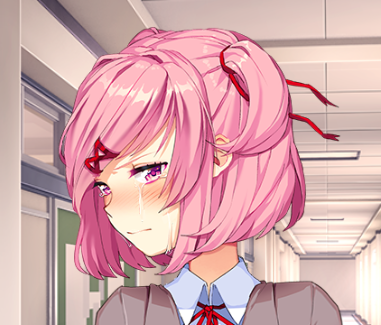 SPINNETTEREAL's tweet photo. i started playing doki doki i'm in the after-story or whatever it's called but here are pics i caught before yuri fucking died and monika kidnapped me https://t.co/7Ie1t30FlG