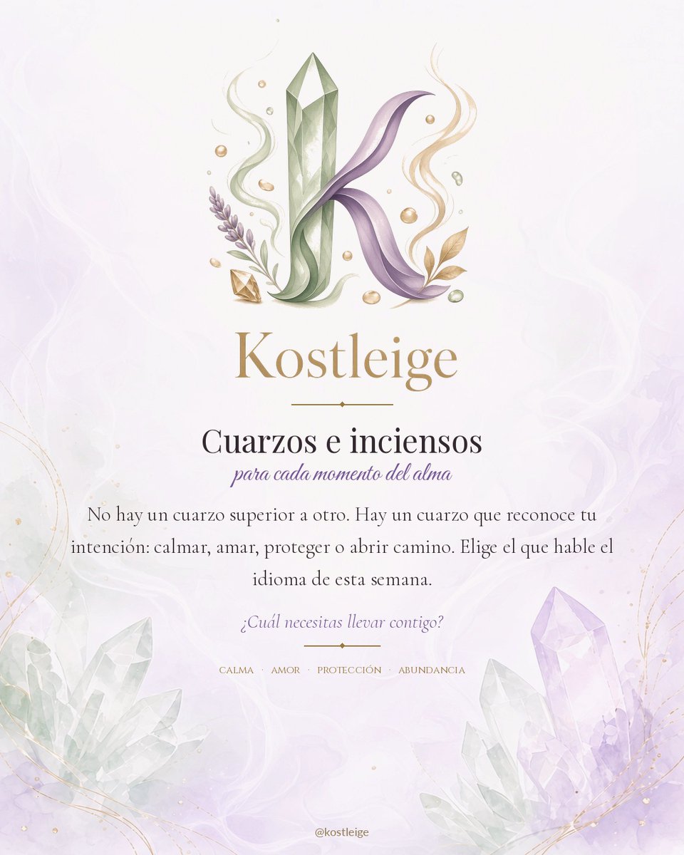 Kostleige's tweet photo. No hay un cuarzo superior a otro. Hay un cuarzo que reconoce tu intención.😊 https://t.co/B7oN45hMn2