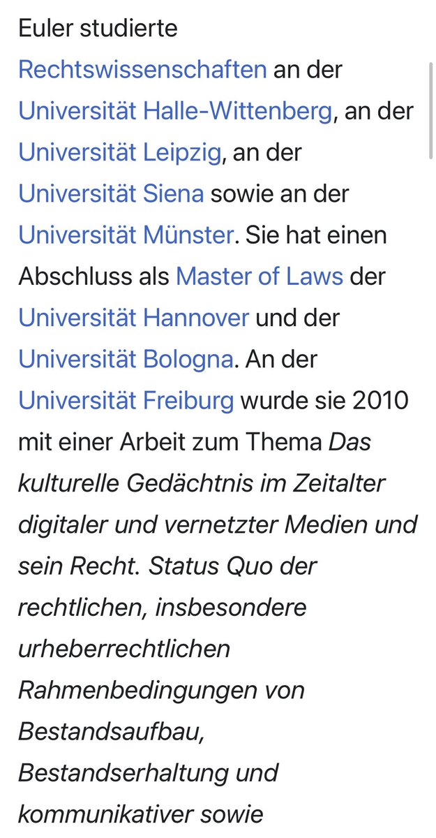 SprachPhilo's tweet photo. Und schon der nächste Rekord bei Prof. Dr. Ellen Euler: Sie hat EIN Fach an SIEBEN Universitäten studiert! https://t.co/fobYt2aFr4