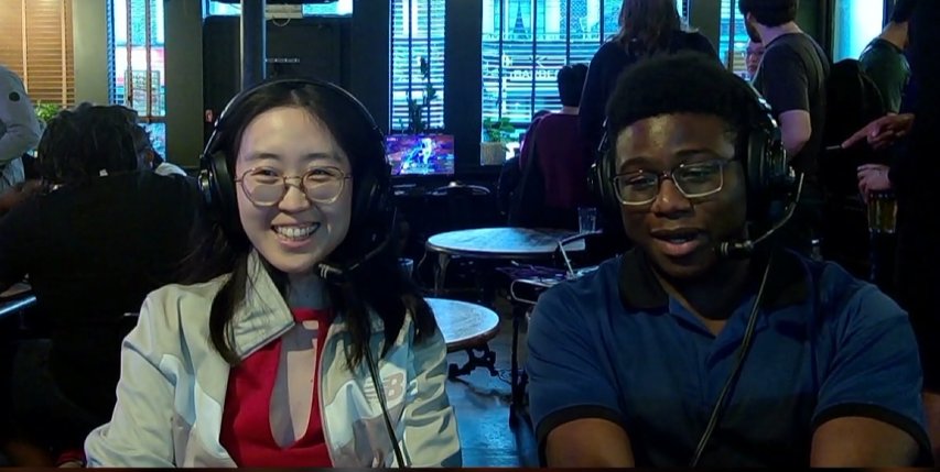 HawthornIce's tweet photo. An impostor (Tekken player) commentated SF6 👀  thanks for having me / not kicking me out @Fight_Lab I had a lot of fun! https://t.co/WqxB3Ia23Q