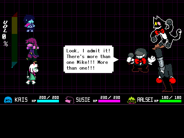 UT_Characters2's tweet photo. Today's #deltarune characters of the day are Mike, Mike, Mike AND Mike! https://t.co/DHlENc7I7q