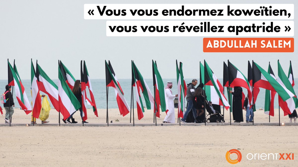OrientXXI's tweet photo. 🇰🇼#Koweït
Au Koweït, depuis deux ans, plus de 70 000 personnes se sont vu retirer leur #nationalité, soit 4,5 % des nationaux. Cette campagne qui s’inscrit dans une volonté de 
« #purification de la nationalité » s'avère #traumatique pour les #apatrides.
🔗https://t.co/SYmwJrJ25q https://t.co/7uN64PsPiR