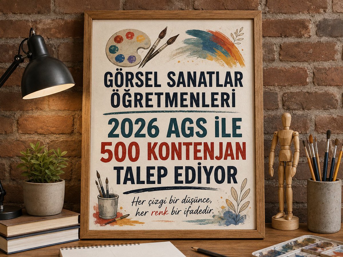 snt228's tweet photo. @Ftmnrklcarslan @RTErdogan @Yusuf__Tekin @oktay_saral @dbdevletbahceli @edipuzen Görsel Sanatlar eğitimi öğrencilerin gördüğünü sorgulamasına düşündüğünü üretime dönüştürmesine ve kendi yorumunu geliştirmesine imkan verir 2026 AGS kapsamında en az 500 kontenjan talep ediyoruz @RTErdogan @Yusuf__Tekin @oktay_saral @dbdevletbahceli #AGSgörselsanatlaradilatama https://t.co/NawQimOJFZ