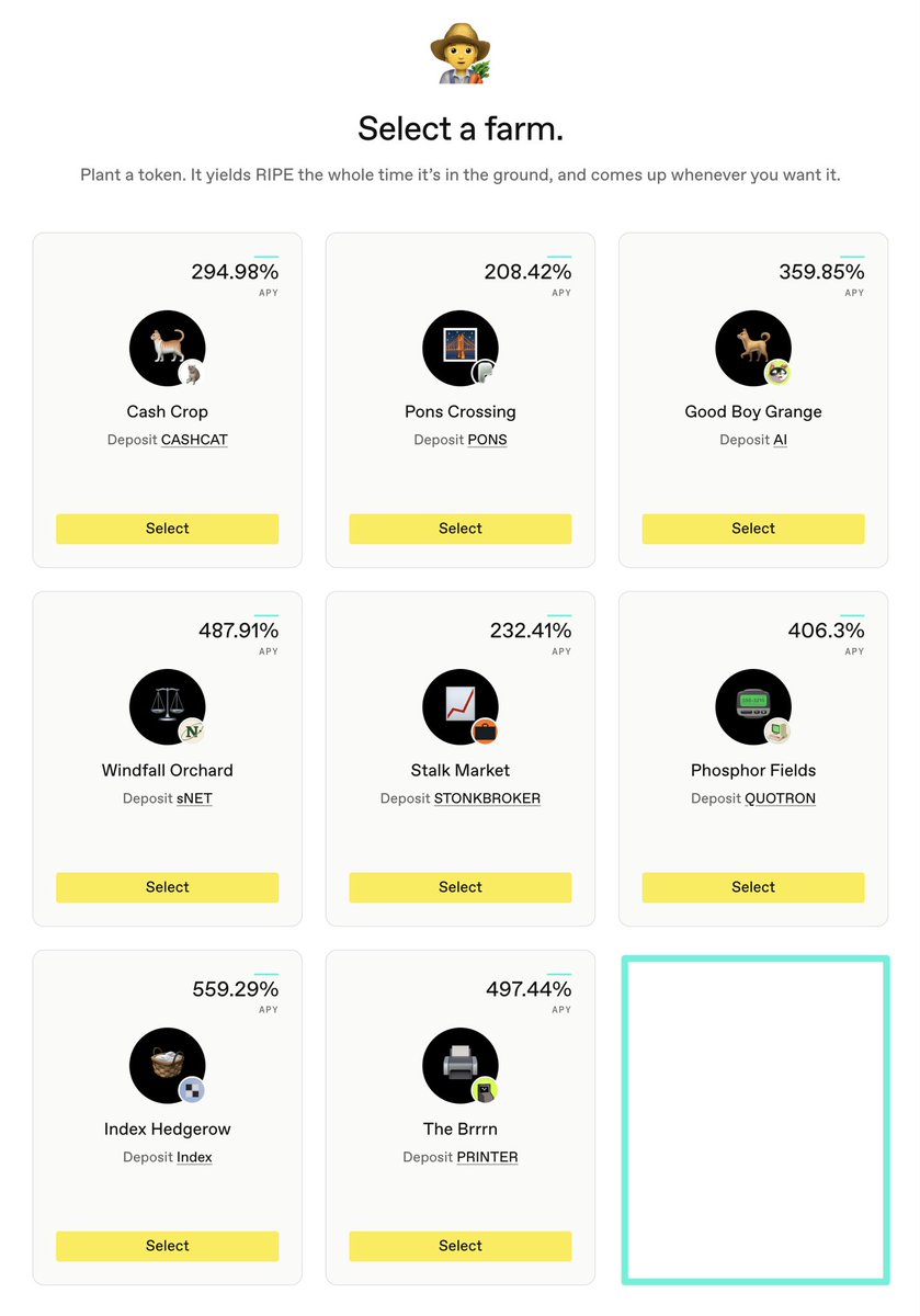 ripe_dao's tweet photo. 8 communities are farming $RIPE on RH Chain.

$NET, $PRINTER, $QUOTRON, $CASHCAT, $PONS, $AI, $STONKBROKER, $INDEX.

We're opening 9th spot.  Who should it be? Name it below. Community w/ loudest, most convincing showing gets their token.

Top names in replies go to final vote. https://t.co/TCtpRCPUCn