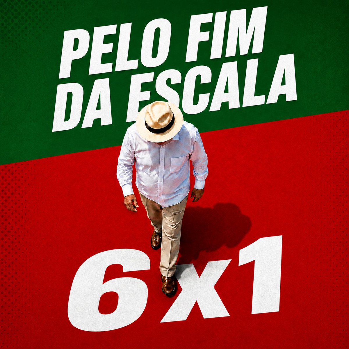 SRivoltril's tweet photo. 🚨 Pelo fim da escala 6x1! Quem trabalha merece tempo pra viver, descansar e ficar com a família. ❤️✊ Trabalho digno também é qualidade de vida! https://t.co/skhuKh2E2j