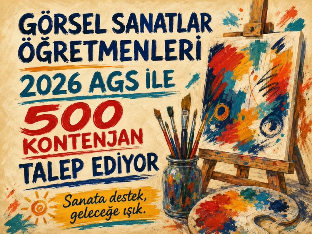 esraokty1's tweet photo. • Sanat eğitimi geleceğin temel taşlarından biridir. 41 kişilik atama yeterli değil. 2026’da Görsel Sanatlar için en az 500 kontenjanla adalet istiyoruz. 🇹🇷

@RTErdogan @Yusuf__Tekin @oktay_saral @dbdevletbahceli
#AGSgörselsanatlaradilatama https://t.co/yKwkqmqb1n