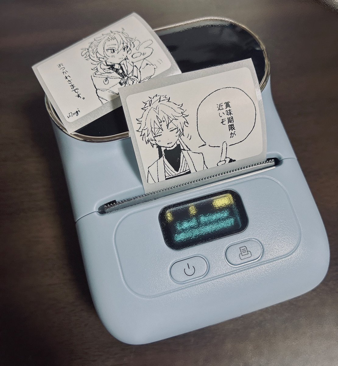 u7mgi's tweet photo. ラベルプリンター貰ったから遊んでる https://t.co/PcdaLHhI6B