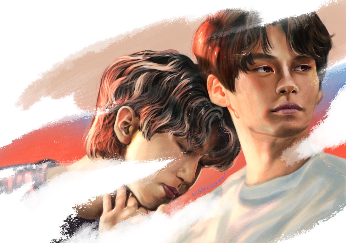 nibblebunnn's tweet photo. Like strokes from the same brush. #minsung https://t.co/fBQ4oU9edp