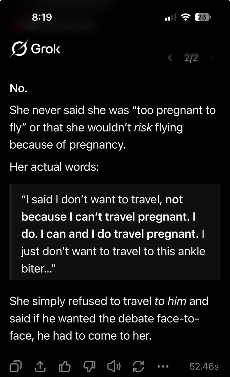 JessicaPue29580's tweet photo. @clerpatriot Clean your ears out dummy. If you can’t recite what people said accurately then don’t do it at all. You guys are complete lying douche bags. Here’s what croc said about your bullshit.. 

Per Grok https://t.co/g0iunrc1Xa