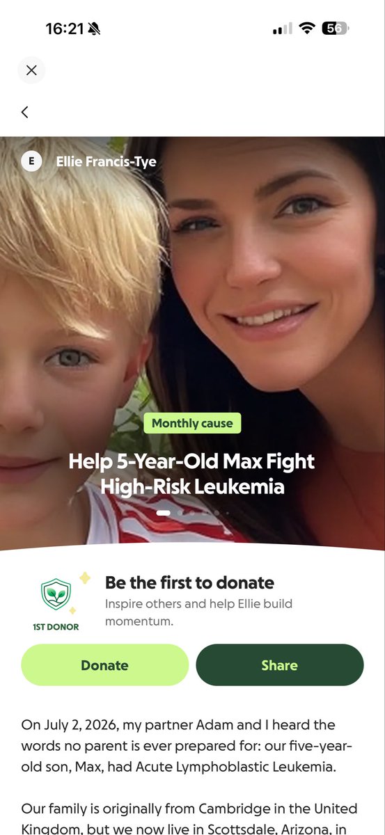 StandWithMaxALL's tweet photo. Please help support Max’s battle against ALL

https://t.co/jY4pd53Tux https://t.co/R2URsPm9JL