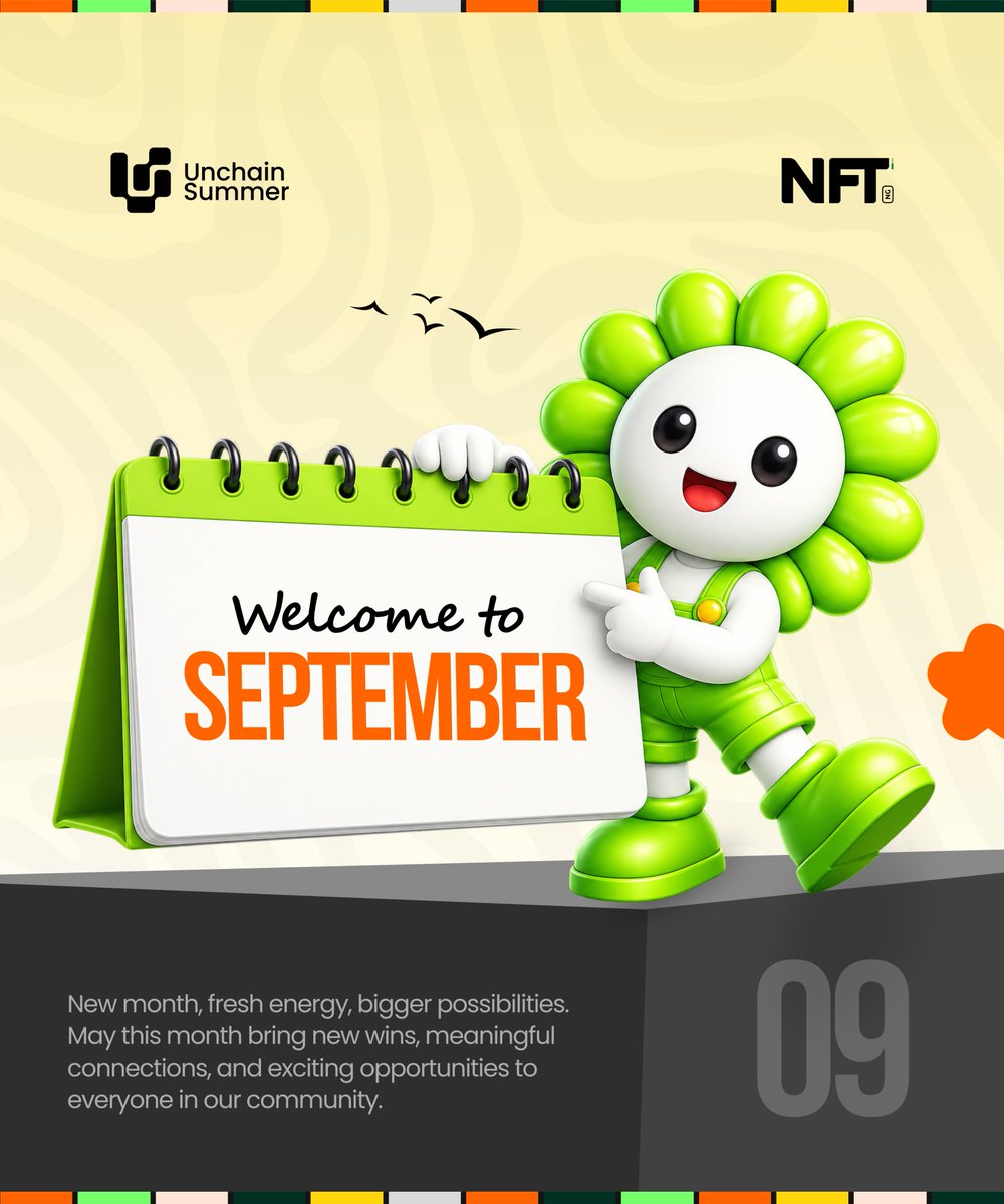 NFT__NG's tweet photo. gm, September! 🫡 https://t.co/tunIpxfnzm