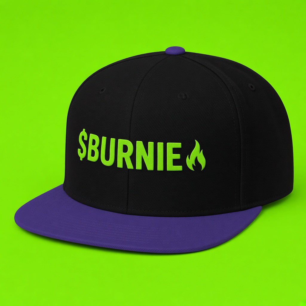 FeedBurnie's tweet photo. Did I mention we have merch? 

⭐️ GO GET YOURS NOW !!! 

BURNIE CAP – Feed Burnie Shop. All proceeds go to $BURNIE. https://t.co/O1rcVxoNoI https://t.co/RvKvnaT3mc