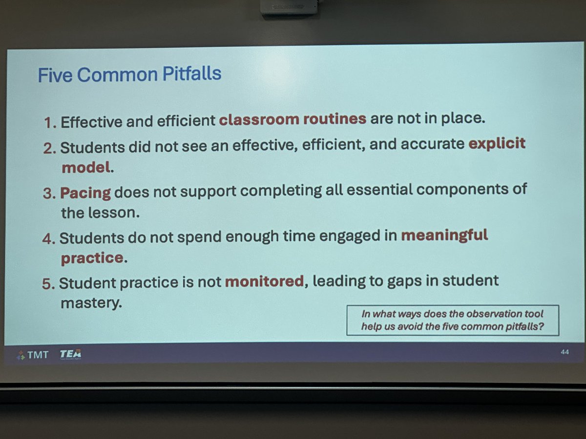 PLinRISD's tweet photo. @teainfo Texas Mentoring Training today. Focusing on Observation and Feedback can help teachers avoid common pitfalls. #risddreamon #risdlearns https://t.co/4zb83ShRxh