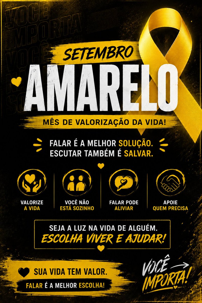 CesarSevenn's tweet photo. #VOCEIMPORTA
#SETEMBROAMARELO https://t.co/fykDK7JG5v