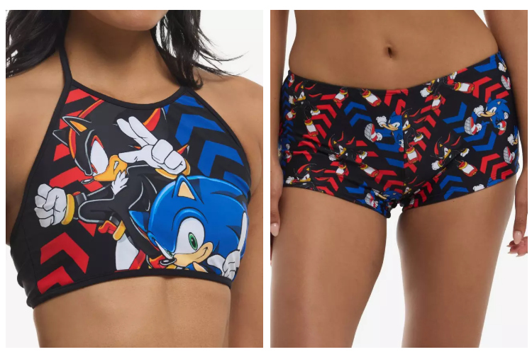 FrackDeals's tweet photo. For anyone who needs something with a little more Sonic/Sonadow flavor, reminder of the Duo Halter Swim Top And Bottoms that exist at Hot Topic (currently 20% off!):

https://t.co/y9dUB3DBUY https://t.co/mn5cfSNKdK
