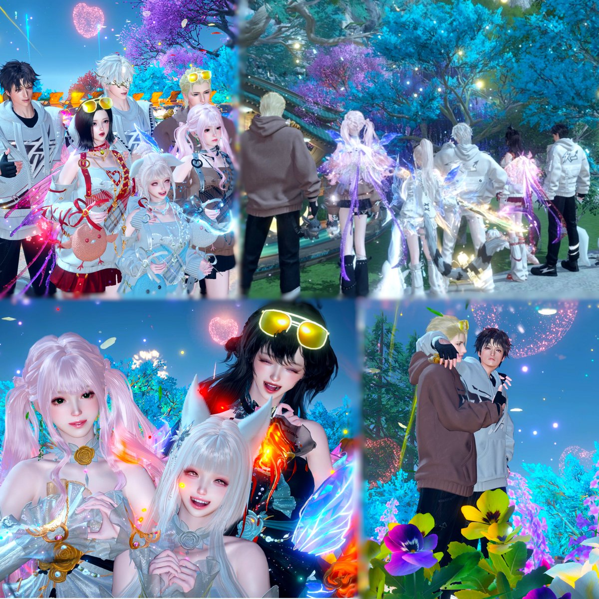 ____arc11's tweet photo. 花火大会みんなで見てきたっ🙈 
年越し？とかの花火見れへんから
はじめて逆水寒花火見れて
嬉しかったしめっちゃ綺麗かった！！

その後は女子会SSに
男子陣も集まってダンス💃   ̖́-
ダンスはリプにぺたり𓀞𓀟𓀠𓀡𓀢𓀣𓀤𓀥

#逆水寒 https://t.co/XgnIVZ4J0i