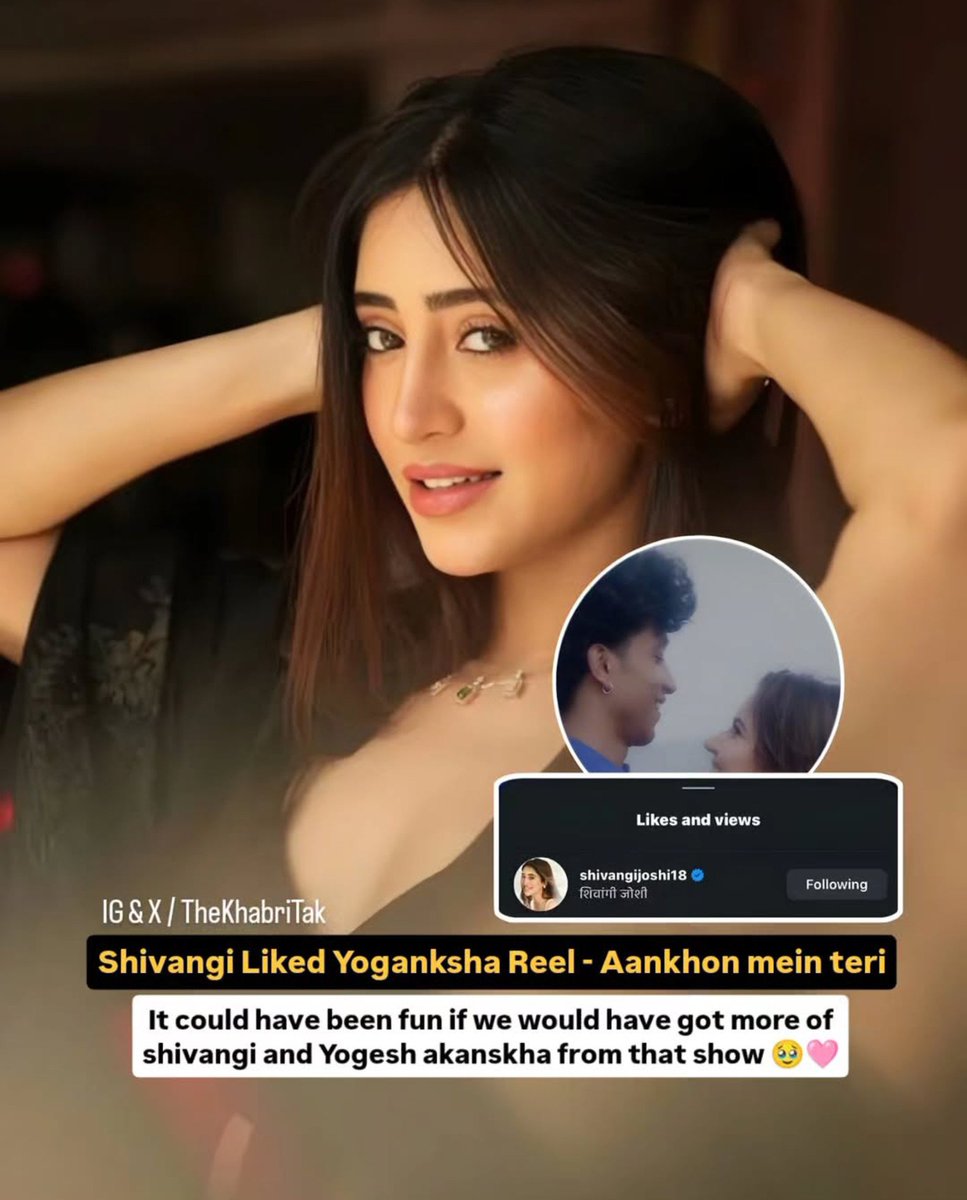 Sambit30149953's tweet photo. Sivangi joshi liked Yoganksha collaboration reel 🔥❤️

Butterfly girl X Yoganksha (Phool wali ladki X Ace Performer) 💪🏻🌸🦋

#Yogeshrawat
#AkankshaChoudhary
#Yoganksha
#ShivangiJoshi https://t.co/xzH63EdNGP