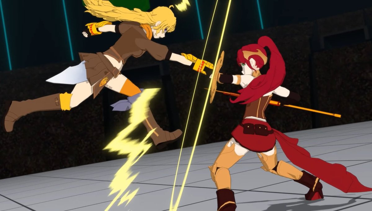 NektisNoirVA's tweet photo. This one's been in the work for over a year! We're excited to announce that #RWBY #Evermorrow is releasing it's special showcasing the Vytal Festival fight between Yang and Pyrrha on September 6th!
Link to the trailer in the replies! https://t.co/S4CdNjZAnX