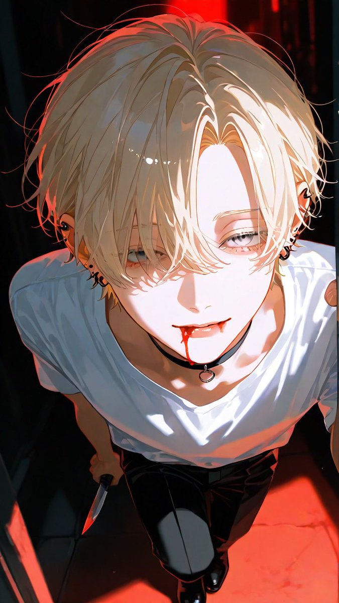 _moonight2AM's tweet photo. #四飼AIイラスト 

チェンソーマンパロ💣💥レゼ奏斗

「userちゃんみたいな面白い子、初めて」
「僕が全部、教えてあげる」
「痛いね…ごめんね？」
「userちゃんの心臓もらうね」 https://t.co/RbK9jEV7A9