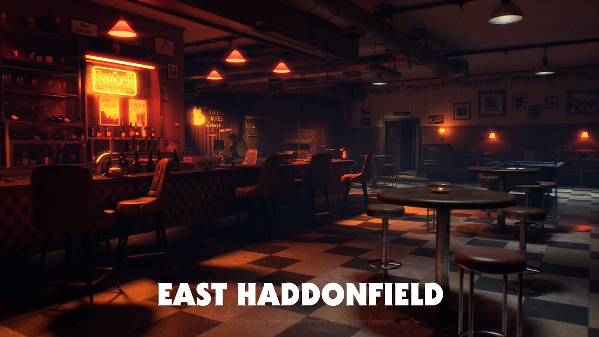 HalloweenTVG's tweet photo. Halloween: The Game is launching with four sprawling multiplayer maps: 

🏚️ Haddonfield Heights
🔨 Haddonfield Town Center
🏘️ Orange Grove Estates
🏍️ East Haddonfield https://t.co/5XY3DwEIKe