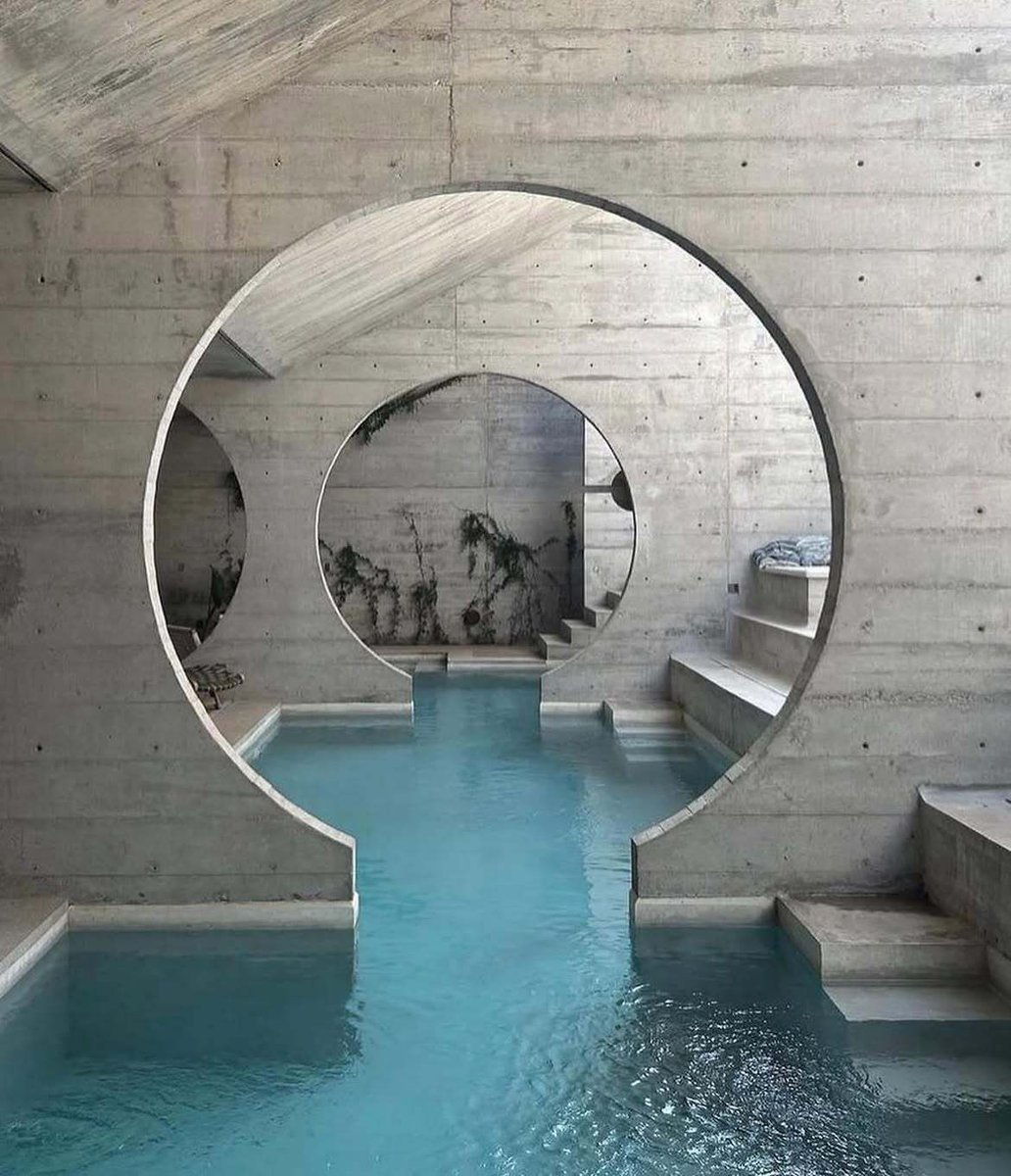 INTERIORBYHUT's tweet photo. The geometric circular cutouts throughout CASA TO create the most satisfying visual layout I have seen https://t.co/YVehSeWW5n