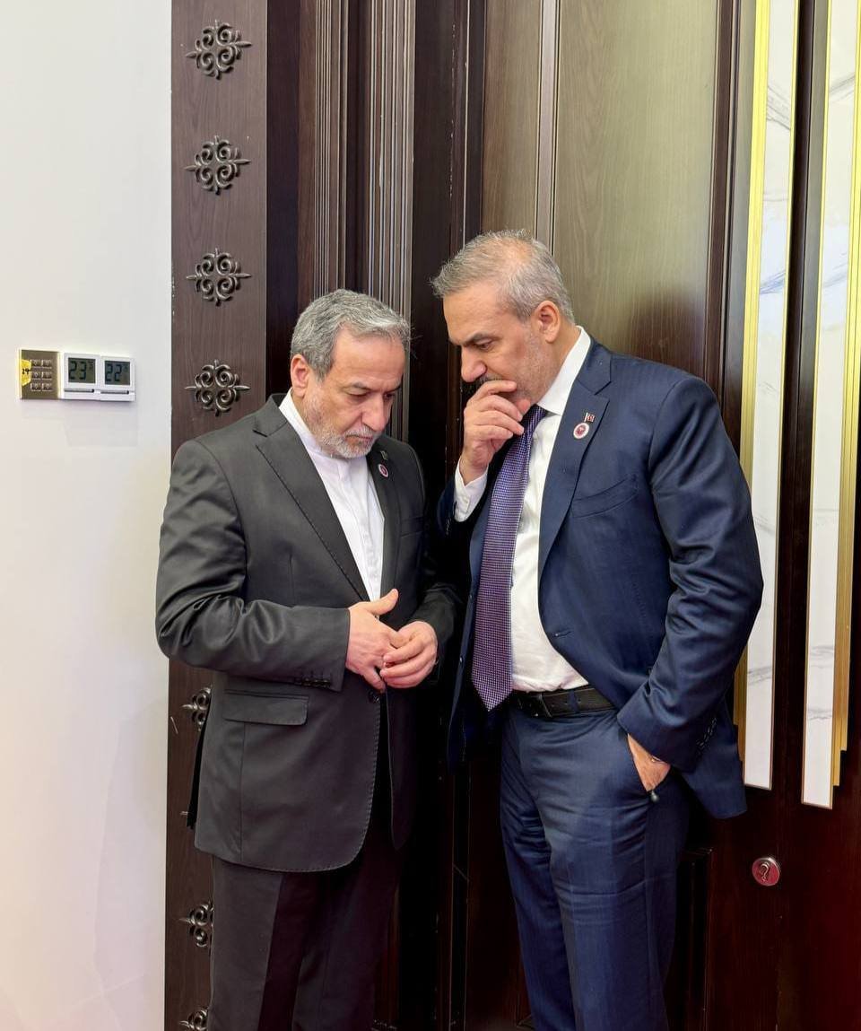 araghchi's tweet photo. Delighted to accompany @drpezeshkian to SCO Summit. In talks with Eurasian, Chinese and South Asian dignitaries, conveyed Iran’s principled defense of sovereignty and need for unity to manage decline of an ailing Empire.

More than ever, the future is multipolar and multilateral. https://t.co/xZens7s9JA