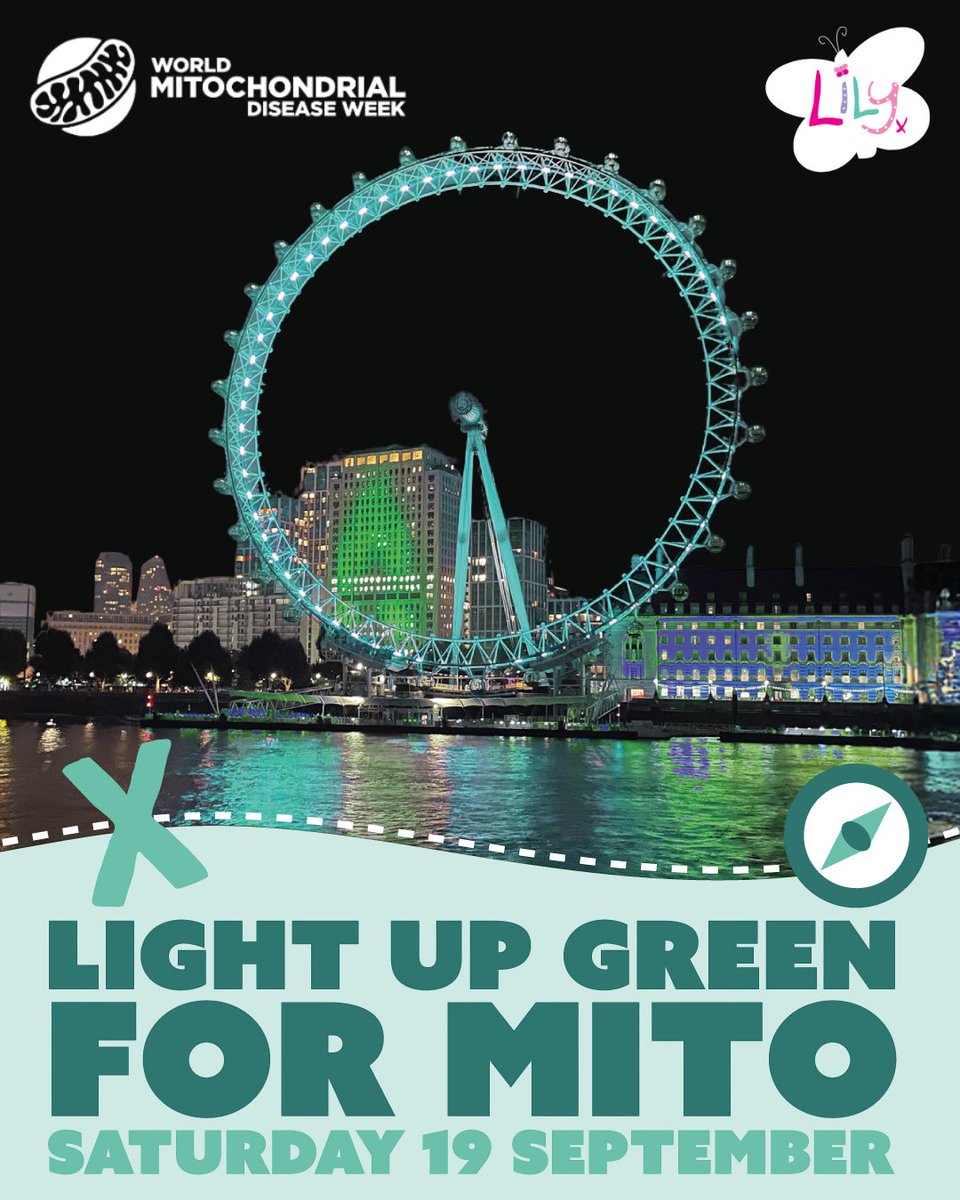 4Lilyfoundation's tweet photo. World Mitochondrial Disease Awareness Week is fast approaching!🌍

⬇️ Click the link below to use our quick email template and invite your local landmarks to join the cause: https://t.co/GKFCVGhz46

#LightUpForMito #MitochondrialDisease https://t.co/zNrq6i6r3d