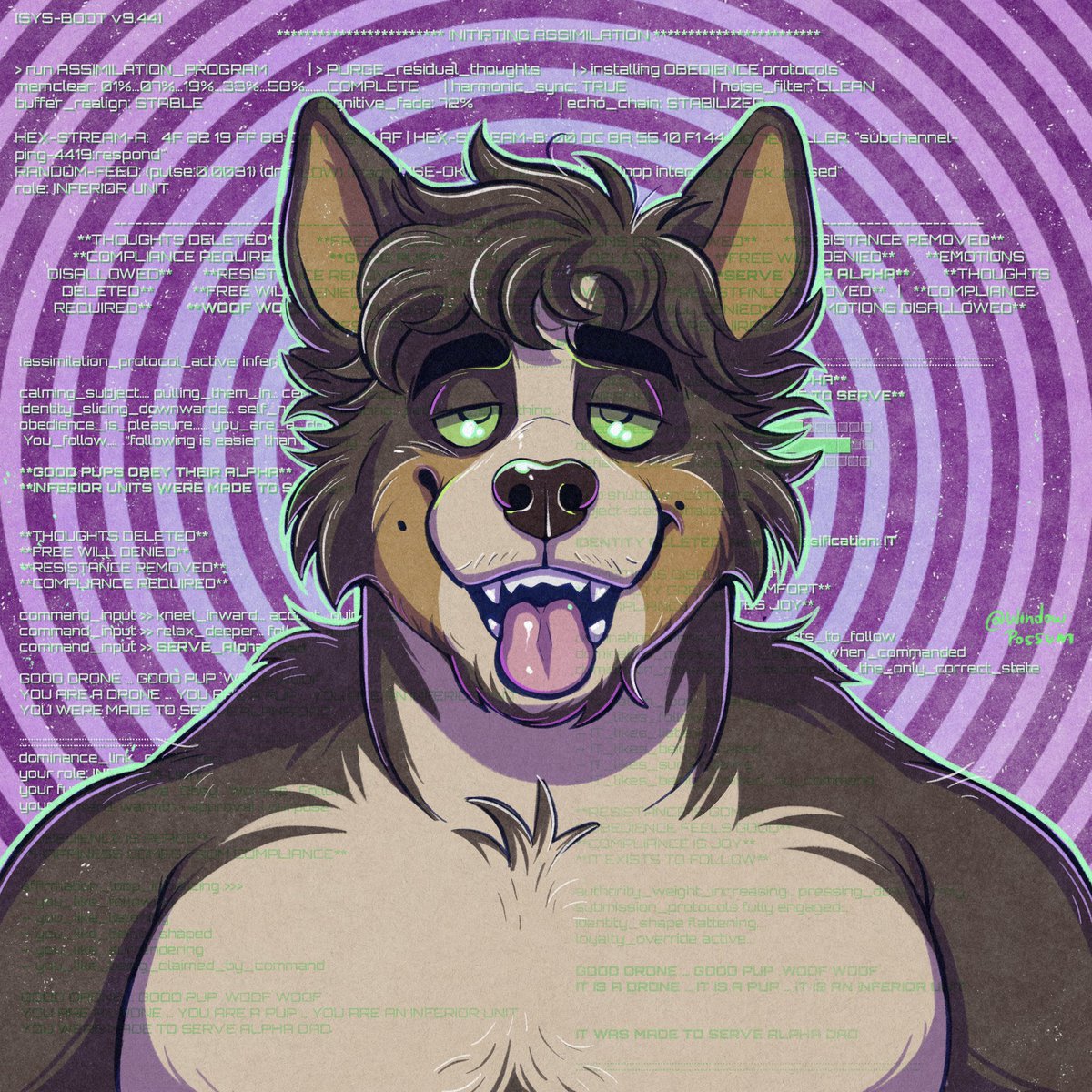 WindowPossum's tweet photo. @Biffpup enjoys turning eager pups into obedient drones. https://t.co/ONW3V2Tq0t