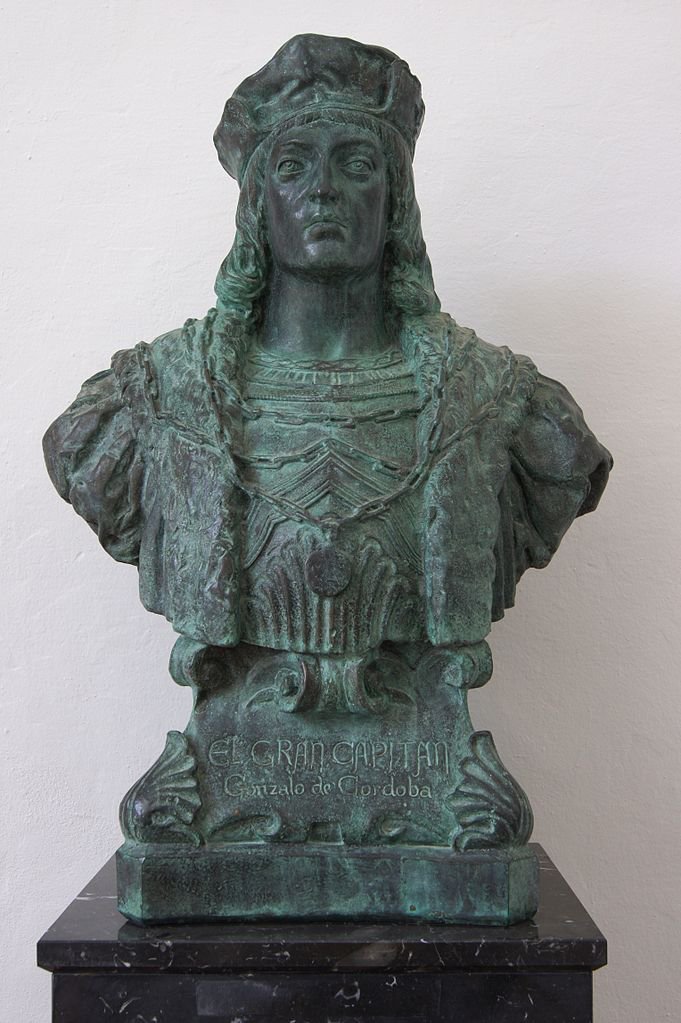 Imperio_e's tweet photo. 1 de septiembre 1453: nace Gonzalo Fernández de Córdoba ('el Gran Capitán'), Capitán General español, Virrey de Nápoles y Duque de Terranova, Andría, Montalto y Sessa. 

Fue Comendador, Caballero de la Orden de Santiago, y condecorado con la Rosa de Oro papal. https://t.co/0Cpov6NZGn